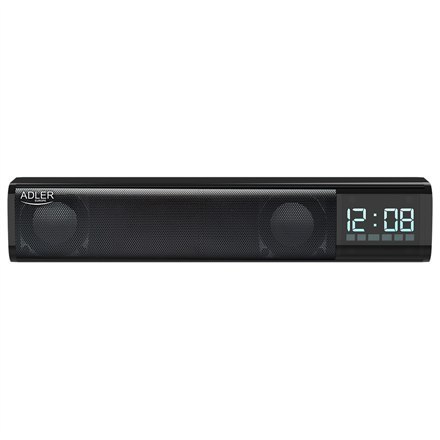 Adler | Głośnik zegarowy | AD 1191 | W | Bluetooth | Czarny | Bezprzewodowe połączenie Adler | Głośnik zegarowy | AD 1191 | W | Bluetooth | Czarny | Bezprzewodowe połączenie