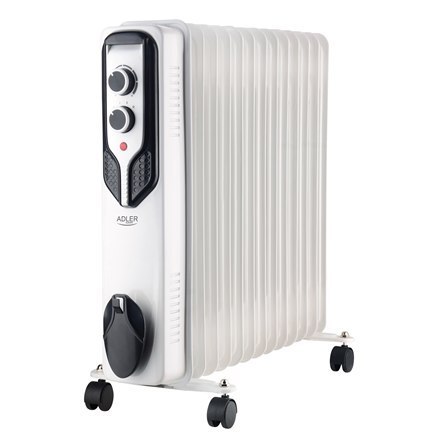 Adler | Grzejnik olejowy | AD 7818 | Grzejnik olejowy | 2500 W | Liczba poziomów mocy 3 | Odpowiedni do pomieszczeń do m² | Biał Adler | Grzejnik olejowy | AD 7818 | Grzejnik olejowy | 2500 W | Liczba poziomów mocy 3 | Odpowiedni do pomieszczeń do m² | Biał