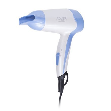 Adler | Hair Dryer | AD 2222 | 1200 W | Number of temperature settings 1 | White/blue Adler | Hair Dryer | AD 2222 | 1200 W | Number of temperature settings 1 | White/blue