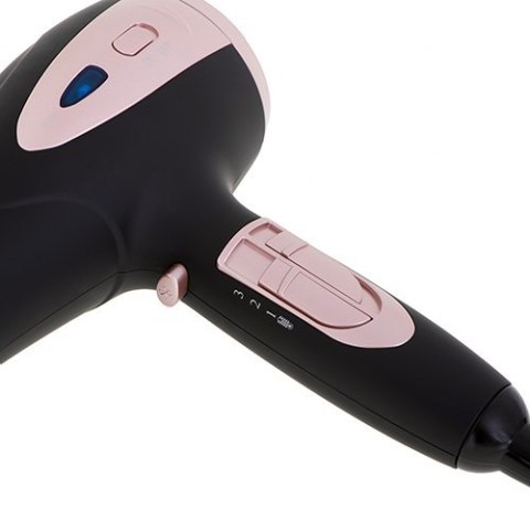 Adler | Hair Dryer | AD 2248b ION | 2200 W | Number of temperature settings 3 | Ionic function | Diffuser nozzle | Black/Pink Adler | Hair Dryer | AD 2248b ION | 2200 W | Number of temperature settings 3 | Ionic function | Diffuser nozzle | Black/Pink