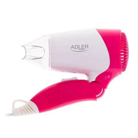 Adler | Hair Dryer | AD 2259 | 1200 W | Number of temperature settings 2 | White/Pink Adler | Hair Dryer | AD 2259 | 1200 W | Number of temperature settings 2 | White/Pink