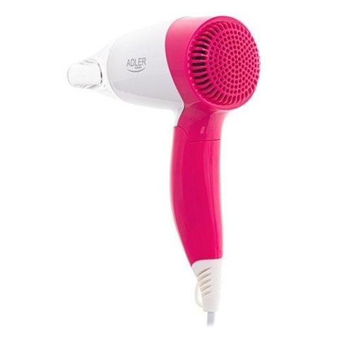 Adler | Hair Dryer | AD 2259 | 1200 W | Number of temperature settings 2 | White/Pink Adler | Hair Dryer | AD 2259 | 1200 W | Number of temperature settings 2 | White/Pink