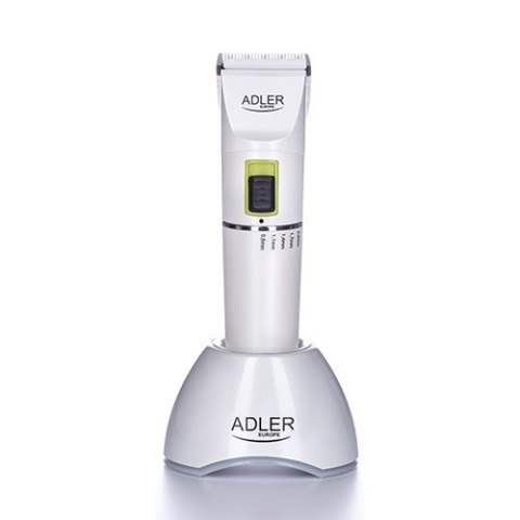 Adler | Hair clipper | AD 2827 | Cordless or corded | Number of length steps 4 | White Adler | Hair clipper | AD 2827 | Cordless or corded | Number of length steps 4 | White
