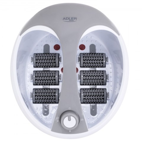Adler | Masażer do stóp | AD 2177 | Gwarancja 24 miesiące | 450 W | Ilość akcesoriów w zestawie | Biały/Srebrny