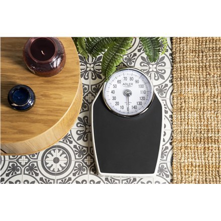 Adler | Mechanical Bathroom Scale | AD 8177 | Maximum weight (capacity) 150 kg | Accuracy 1000 g | Black Adler | Mechanical Bathroom Scale | AD 8177 | Maximum weight (capacity) 150 kg | Accuracy 1000 g | Black