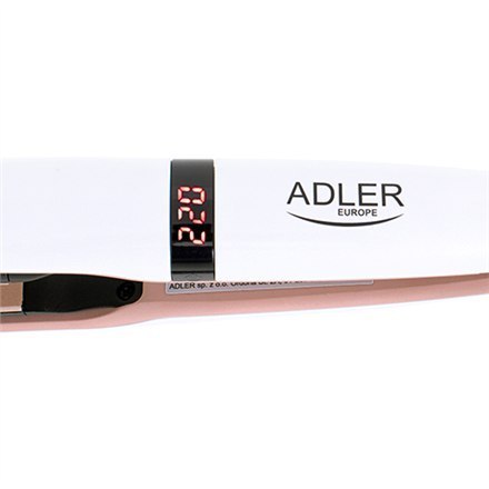Adler | Prostownica do włosów | AD 2321 | Gwarancja 24 miesiące | Ceramiczny system grzewczy | Wyświetlacz LCD | Temperatura (mi Adler | Prostownica do włosów | AD 2321 | Gwarancja 24 miesiące | Ceramiczny system grzewczy | Wyświetlacz LCD | Temperatura (mi