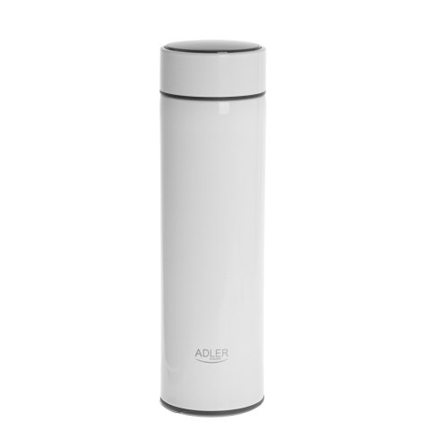 Adler | Termos | AD 4506w | Materiał: stal nierdzewna/silikon | Biały Adler | Termos | AD 4506w | Materiał: stal nierdzewna/silikon | Biały