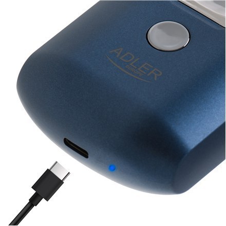 Adler | Travel Shaver | AD 2937 | Operating time (max) 35 min | Lithium Ion | Blue Adler | Travel Shaver | AD 2937 | Operating time (max) 35 min | Lithium Ion | Blue
