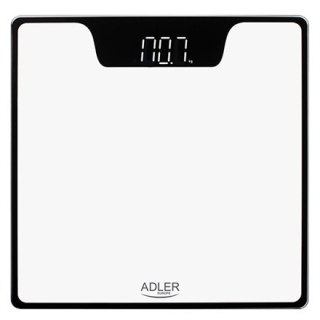 Adler | Waga łazienkowa | AD 8174w | Maksymalna waga (udźwig) 180 kg | Dokładność 100 g | Biały