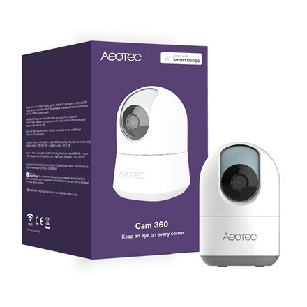 Aeotec Cam 360 WiFi FullHD AEOTEC | Kamera 360 | 5 MP | H.264 Aeotec Cam 360 WiFi FullHD AEOTEC | Kamera 360 | 5 MP | H.264