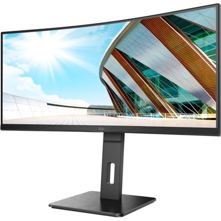 AOC | CU34P2A | 34 " | VA | 21:9 | 1 ms | 300 cd/m² | Black | Headphone out (3.5mm) | HDMI ports quantity HDMI x 2 | 100 Hz AOC | CU34P2A | 34 " | VA | 21:9 | 1 ms | 300 cd/m² | Black | Headphone out (3.5mm) | HDMI ports quantity HDMI x 2 | 100 Hz