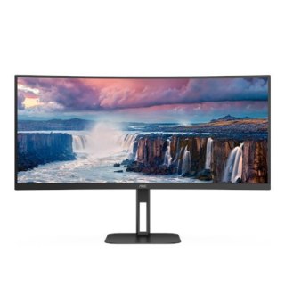 AOC | CU34V5C/BK | 34 " | VA | WQHD | 21:9 | 4 ms | 300 cd/m² | HDMI ports quantity 1 | 100 Hz