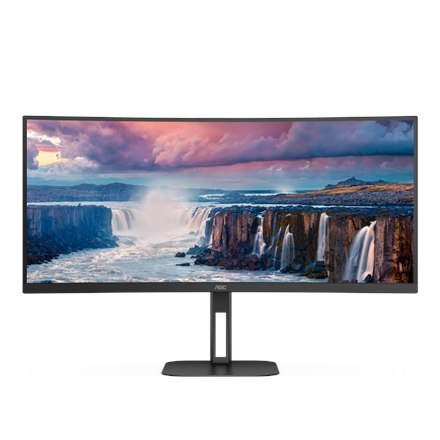 AOC | CU34V5C/BK | 34 " | VA | WQHD | 21:9 | 4 ms | 300 cd/m² | HDMI ports quantity 1 | 100 Hz