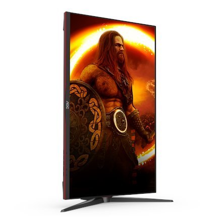AOC | Monitor | U28G2XU2/BK | 28 " | IPS | UHD | 16:9 | 144 Hz | 1 ms | 3840 x 2160 | 370 cd/m² | HDMI ports quantity 2 | Black/