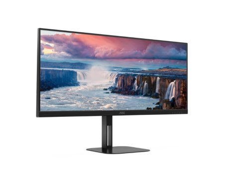AOC | Monitor | U34V5C/BK | 34 " | VA | 21:9 | 100 Hz | 4 ms | 3440 x 1440 pixels | HDMI ports quantity 1 | Black AOC | Monitor | U34V5C/BK | 34 " | VA | 21:9 | 100 Hz | 4 ms | 3440 x 1440 pixels | HDMI ports quantity 1 | Black