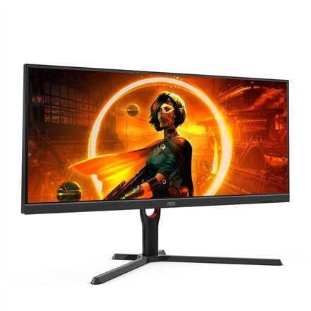 AOC | U34G3XM/EU | 34 " | VA | UWQHD | 21:9 | 1 ms | 300 cd/m² | Black/Red | HDMI ports quantity 2 | 144 Hz