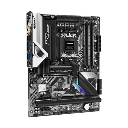 ASRock | X670E PRO RS | Processor family AMD | Processor socket AM5 | DDR5 DIMM | Memory slots 4 | Supported hard disk drive int ASRock | X670E PRO RS | Processor family AMD | Processor socket AM5 | DDR5 DIMM | Memory slots 4 | Supported hard disk drive int