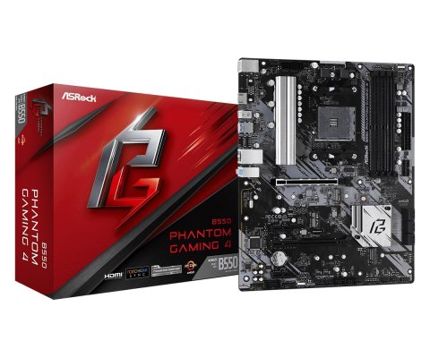 ASRock | B550 PHANTOM GAMING 4 | Processor family AMD | Processor socket AM4 | DDR4 DIMM | Supported hard disk drive interfaces ASRock | B550 PHANTOM GAMING 4 | Processor family AMD | Processor socket AM4 | DDR4 DIMM | Supported hard disk drive interfaces