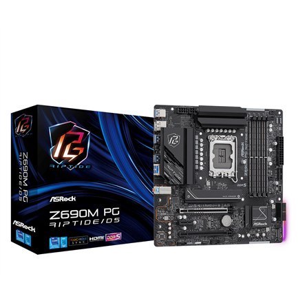 ASRock Z690 PG RIPTIDE - Płyta główna Intel LGA1700 DDR4 SATA M.2 x8 ASRock Z690 PG RIPTIDE - Płyta główna Intel LGA1700 DDR4 SATA M.2 x8