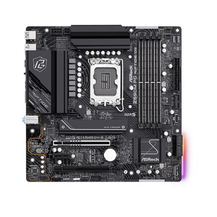 ASRock Z690 PG RIPTIDE - Płyta główna Intel LGA1700 DDR4 SATA M.2 x8 ASRock Z690 PG RIPTIDE - Płyta główna Intel LGA1700 DDR4 SATA M.2 x8
