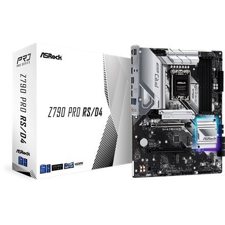 ASRock | Z790 PRO RS/D4 | Rodzina procesora Intel | Gniazdo procesora LGA1700 | DDR4 DIMM | Sloty pamięci 4 | Obsługiwane interf ASRock | Z790 PRO RS/D4 | Rodzina procesora Intel | Gniazdo procesora LGA1700 | DDR4 DIMM | Sloty pamięci 4 | Obsługiwane interf