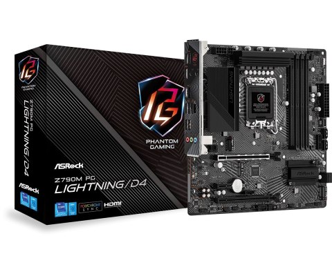 ASRock | Z790M PG LIGHTNING/D4 | Processor family Intel | Processor socket LGA1700 | DDR4 DIMM | Supported hard disk drive inter ASRock | Z790M PG LIGHTNING/D4 | Processor family Intel | Processor socket LGA1700 | DDR4 DIMM | Supported hard disk drive inter