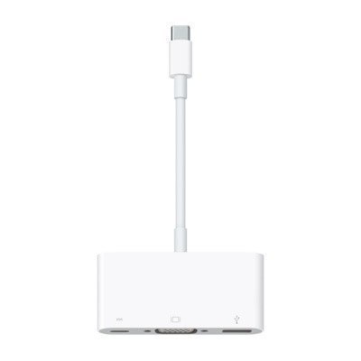 Apple 15 pin HD D-Sub (HD-15) | 9 pin USB Type A | 24 pin USB-C | Female | 24 pin USB-C | Male Apple 15 pin HD D-Sub (HD-15) | 9 pin USB Type A | 24 pin USB-C | Female | 24 pin USB-C | Male
