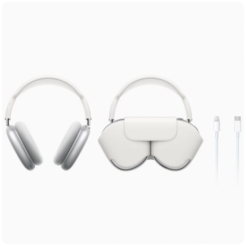 Apple | AirPods Max | Wireless | Over-ear | Microphone | Noise canceling | Wireless | Silver Apple | AirPods Max | Wireless | Over-ear | Microphone | Noise canceling | Wireless | Silver