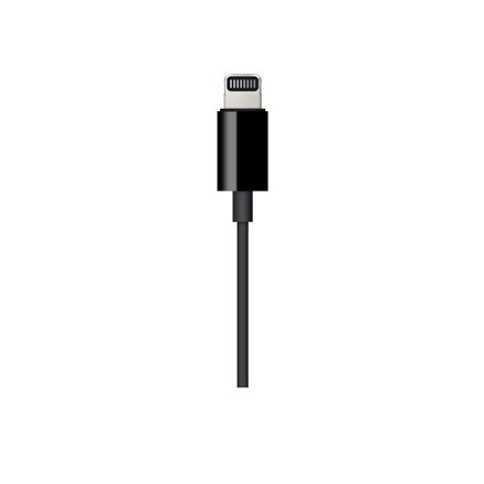 Apple | Lightning to 3.5mm Audio Cable | Black Apple | Lightning to 3.5mm Audio Cable | Black