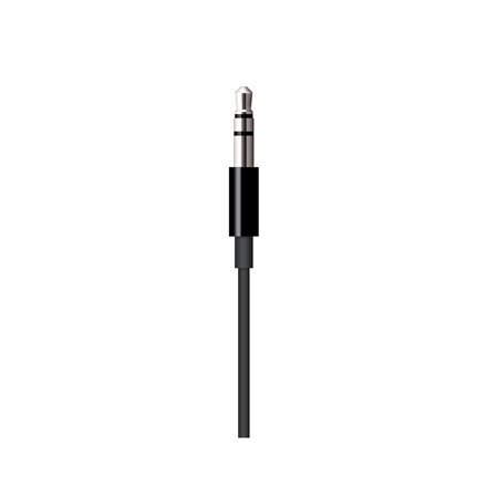 Apple | Lightning to 3.5mm Audio Cable | Black Apple | Lightning to 3.5mm Audio Cable | Black