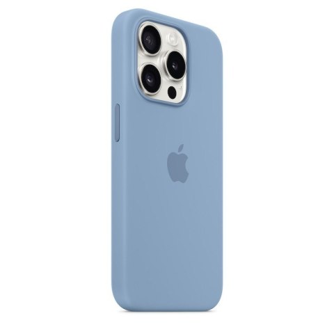 Apple | Silicone Case with MagSafe | Case with MagSafe | Apple | iPhone 15 Pro | Silicone | Winter Blue Apple | Silicone Case with MagSafe | Case with MagSafe | Apple | iPhone 15 Pro | Silicone | Winter Blue