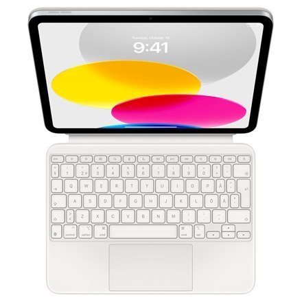 Apple | White | Magic Keyboard Folio for iPad (10th generation) | Compact Keyboard | Wireless | SE