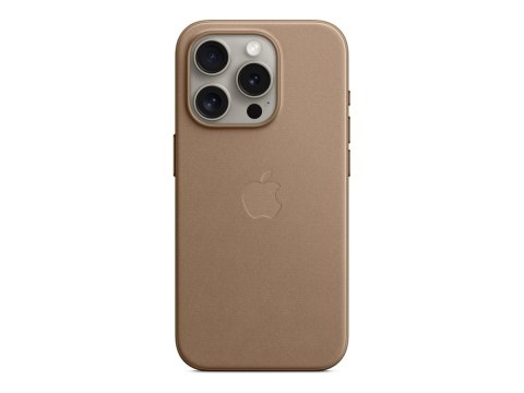Apple iPhone 15 Pro FineWoven Case with MagSafe - Taupe | Apple | iPhone 15 Pro FineWoven Case with MagSafe | Case with MagSafe Apple iPhone 15 Pro FineWoven Case with MagSafe - Taupe | Apple | iPhone 15 Pro FineWoven Case with MagSafe | Case with MagSafe