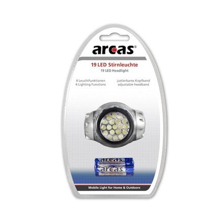 Arcas | 19 LED | Headlight | 4 light functions Arcas | 19 LED | Headlight | 4 light functions