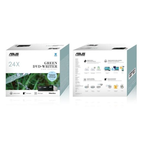 Asus | 24D5MT | Internal | DVD±RW (±R DL) / DVD-RAM drive | Black | Serial ATA Asus | 24D5MT | Internal | DVD±RW (±R DL) / DVD-RAM drive | Black | Serial ATA