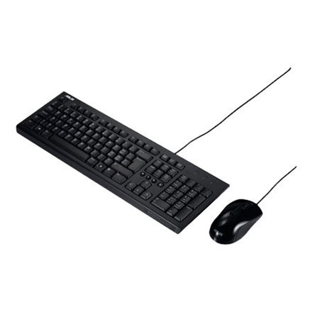Asus | Czarny | U2000 | Zestaw Klawiatura i Myszka | Przewodowy | Myszka Wliczona | EN | Czarny | 585 g Asus | Czarny | U2000 | Zestaw Klawiatura i Myszka | Przewodowy | Myszka Wliczona | EN | Czarny | 585 g