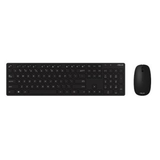 Asus | Czarny | W5000 | Zestaw klawiatura i mysz | Bezprzewodowy | Mysz w zestawie | Baterie w zestawie | PL | Czarny | 460 g