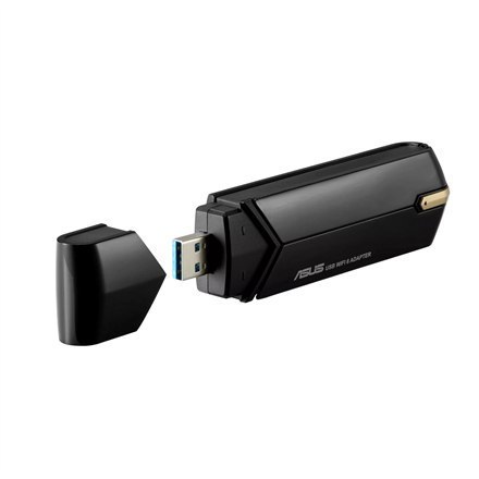 Asus | Dwuzakresowa sieć bezprzewodowa | USB-AX56 AX1800 (bez podstawki) | 802.11ax | 1201+574 Mbit/s | Mbit/s | Porty Ethernet Asus | Dwuzakresowa sieć bezprzewodowa | USB-AX56 AX1800 (bez podstawki) | 802.11ax | 1201+574 Mbit/s | Mbit/s | Porty Ethernet