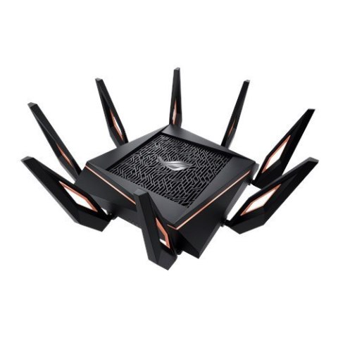 Asus | Gaming Router ROG | GT-AX11000 | 802.11ax | 1148+4804+4804 Mbit/s | 10/100/1000 Mbit/s | Ethernet LAN (RJ-45) ports 4 | M Asus | Gaming Router ROG | GT-AX11000 | 802.11ax | 1148+4804+4804 Mbit/s | 10/100/1000 Mbit/s | Ethernet LAN (RJ-45) ports 4 | M