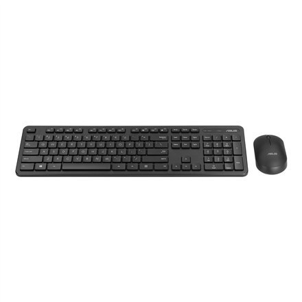 Asus | Keyboard and Mouse Set | CW100 | Keyboard and Mouse Set | Wireless | Mouse included | Batteries included | UI | Black | g