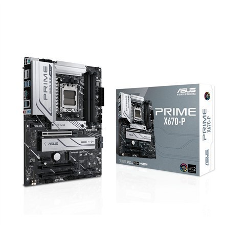 Asus | PRIME X670-P | Rodzina procesorów AMD | Gniazdo procesora AM5 | DDR5 DIMM | Gniazda pamięci 4 | Obsługiwane interfejsy dy Asus | PRIME X670-P | Rodzina procesorów AMD | Gniazdo procesora AM5 | DDR5 DIMM | Gniazda pamięci 4 | Obsługiwane interfejsy dy