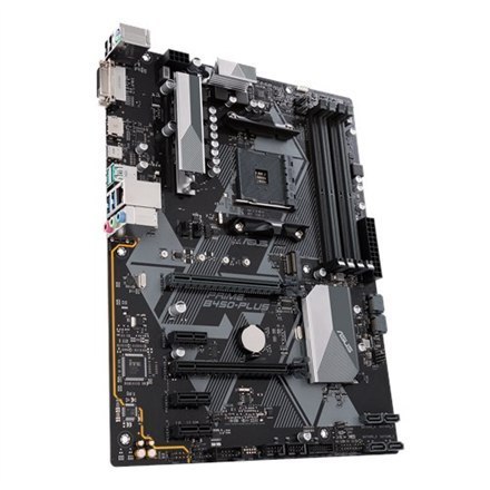 Asus | PRIME B450-PLUS | Processor family AMD | Processor socket AM4 | Memory slots 4 | Number of SATA connectors 6 x SATA 6Gb/s