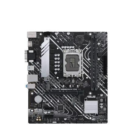 Asus | PRIME B660M-K D4 | Processor family Intel | Processor socket LGA1700 | DDR4 DIMM | Supported hard disk drive interfaces S Asus | PRIME B660M-K D4 | Processor family Intel | Processor socket LGA1700 | DDR4 DIMM | Supported hard disk drive interfaces S