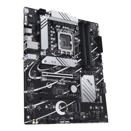 Asus | PRIME B760-PLUS | Gniazdo procesora LGA1700 Socket | Typ chipsetu Intel B760 | Technologia obsługiwanej pamięci RAM DDR5 Asus | PRIME B760-PLUS | Gniazdo procesora LGA1700 Socket | Typ chipsetu Intel B760 | Technologia obsługiwanej pamięci RAM DDR5