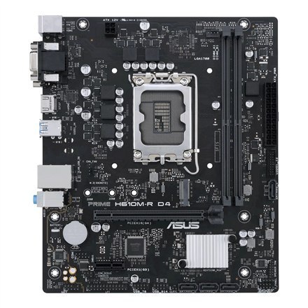Asus | PRIME H610M-R D4-SI | Processor family Intel | Processor socket LGA1700 | DDR4 DIMM | Memory slots 2 | Supported hard dis Asus | PRIME H610M-R D4-SI | Processor family Intel | Processor socket LGA1700 | DDR4 DIMM | Memory slots 2 | Supported hard dis