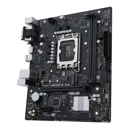 Asus | PRIME H610M-R D4-SI | Processor family Intel | Processor socket LGA1700 | DDR4 DIMM | Memory slots 2 | Supported hard dis Asus | PRIME H610M-R D4-SI | Processor family Intel | Processor socket LGA1700 | DDR4 DIMM | Memory slots 2 | Supported hard dis