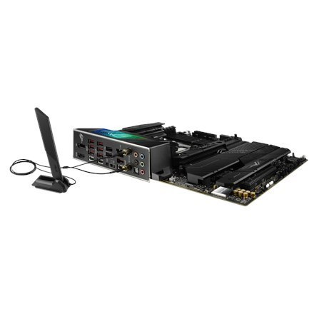 Asus | ROG STRIX X670E-F GAMING WIFI | Processor family AMD | Processor socket AM5 | DDR5 DIMM | Memory slots 4 | Supported hard