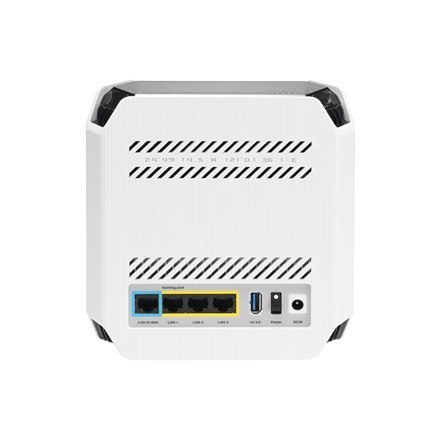 Asus | Router Asus Wifi 6 802.11ax Tri-band Gigabit Gaming Mesh GT6 ROG Rapture (1-Pack) | 802.11ax | 574+4804+4804 Mbit/s | 10/ Asus | Router Asus Wifi 6 802.11ax Tri-band Gigabit Gaming Mesh GT6 ROG Rapture (1-Pack) | 802.11ax | 574+4804+4804 Mbit/s | 10/