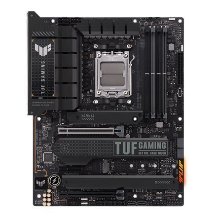 Asus | TUF GAMING X670E-PLUS | Processor family AMD | Processor socket AM5 | DDR5 DIMM | Memory slots 4 | Supported hard disk dr Asus | TUF GAMING X670E-PLUS | Processor family AMD | Processor socket AM5 | DDR5 DIMM | Memory slots 4 | Supported hard disk dr
