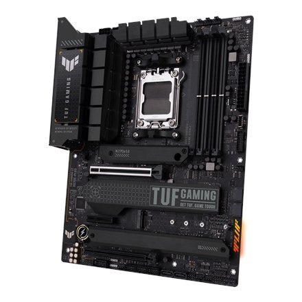 Asus | TUF GAMING X670E-PLUS | Processor family AMD | Processor socket AM5 | DDR5 DIMM | Memory slots 4 | Supported hard disk dr Asus | TUF GAMING X670E-PLUS | Processor family AMD | Processor socket AM5 | DDR5 DIMM | Memory slots 4 | Supported hard disk dr